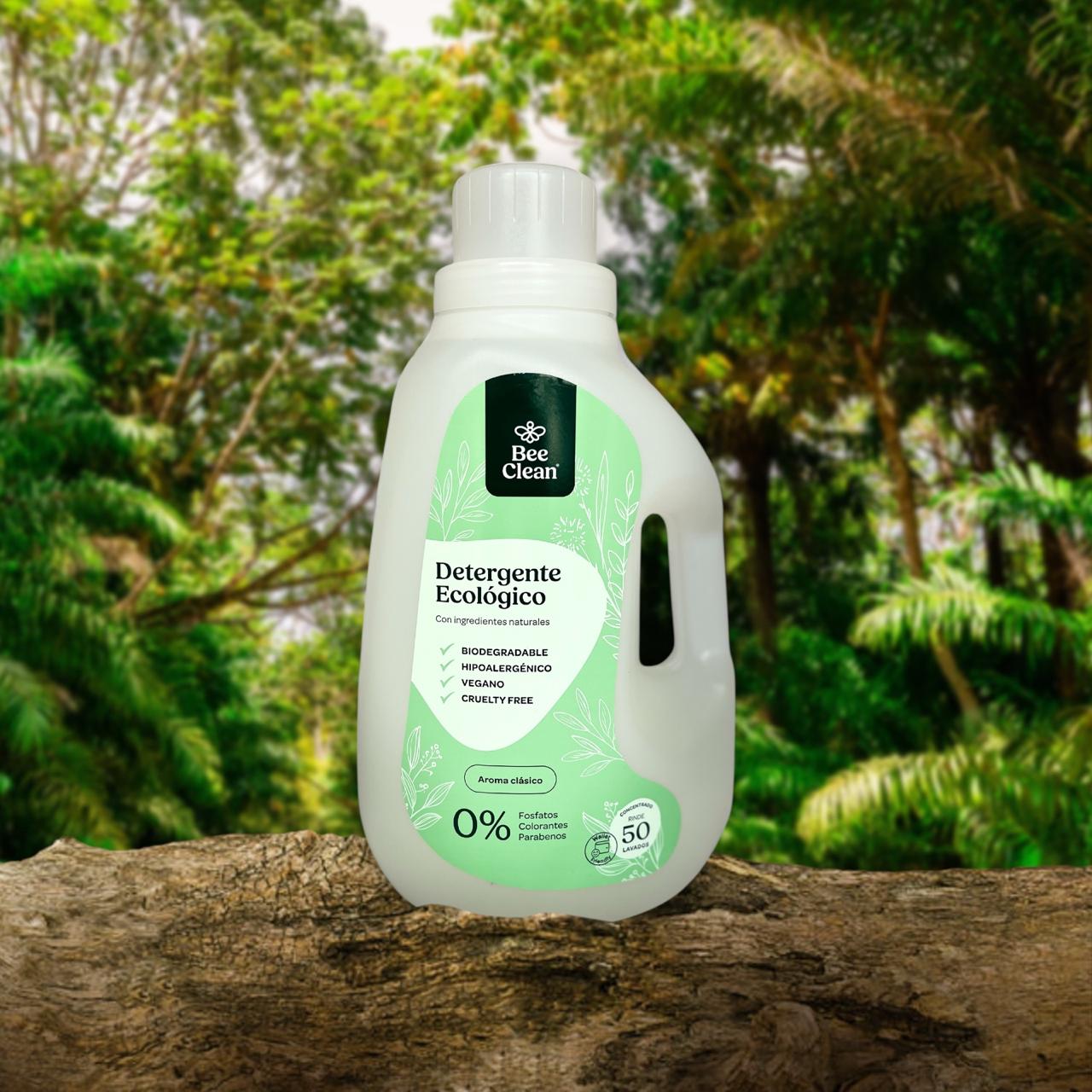 Detergente ecológico e hipoalergénico